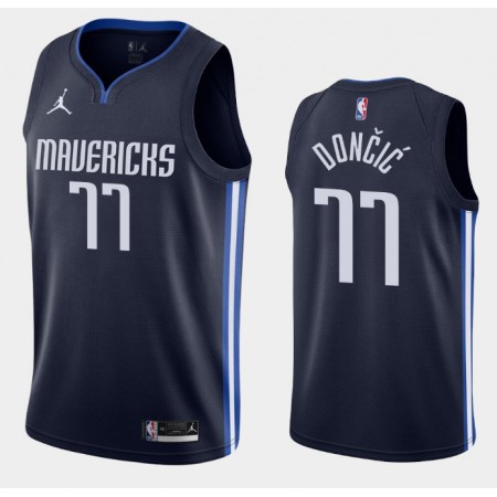 Herren NBA Dallas Mavericks Trikot Luka Doncic 77 Jordan Brand 2020-2021 Statement Edition Swingman